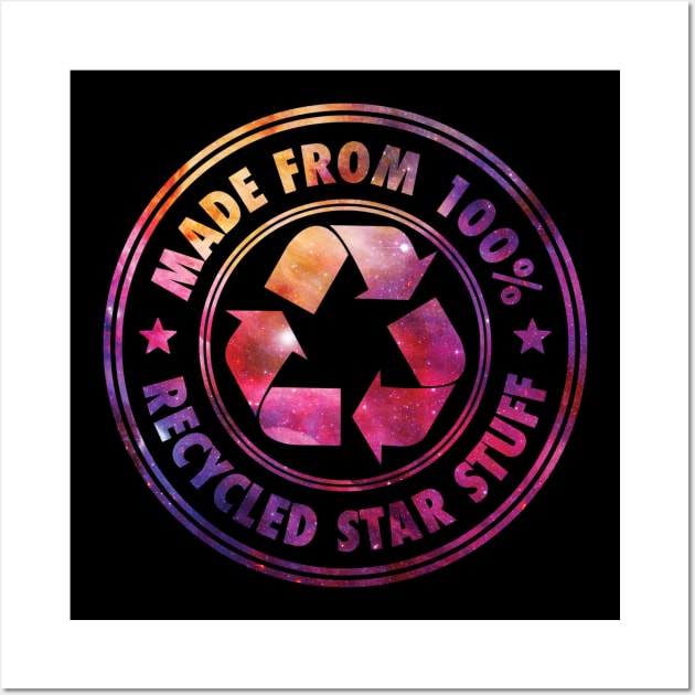 100% Recycled Star Stuff ♻️⭐ Wall Art by teepublicdesigns